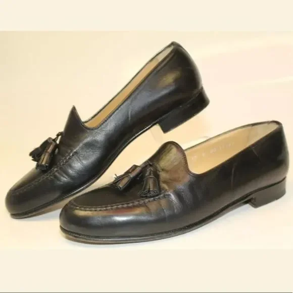 Moreschi | Shoes | Moreschi Leather Tassel Slip On Loafers 